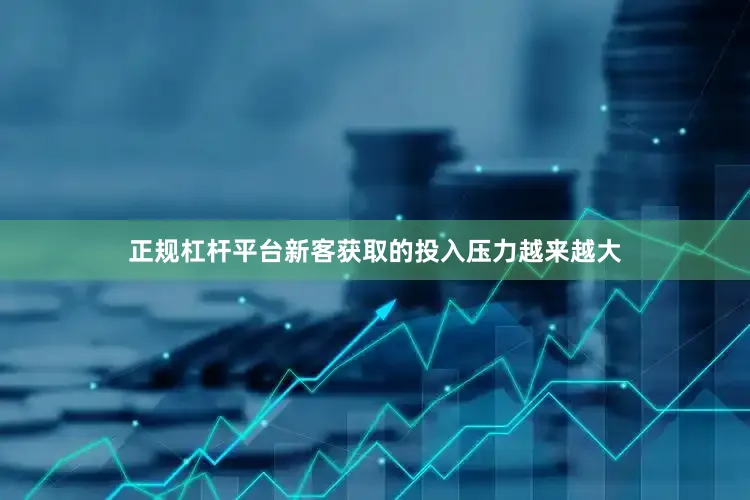 正规杠杆平台新客获取的投入压力越来越大